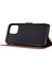 IPhone 13 Için Filp Durumda Pro Max Kickstand Kart Tutucu Pu Deri Bilek (Yurt Dışından) 5