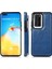 Huawei P40 Kart Yuvaları Için Cüzdan Durumda Çift Manyetik Toka Kickstand Pu (Yurt Dışından) 3