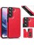 Samsung Galaxy S22 Kart Yuvaları Için Cüzdan Durumda Çift Manyetik Toka Pu (Yurt Dışından) 1