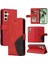 Samsung Galaxy S24 Fe Flip Için Flip Case Folio Kitap Dikiş Renk ile (Yurt Dışından) 1