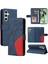 Samsung Galaxy S24 Fe Flip Için Flip Case Folio Kitap Dikiş Renk ile (Yurt Dışından) 1