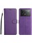 Xiaomi Poco F6 Pro Için Flip Case Kart Yuvası ile Deri Katı (Yurt Dışından) 4