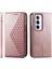 Oppo Oppo 12 Pro 5g Için Flip Case Standı El Kayışı Eşkenar Dörtgen Şekli Günlük Kullanım (Yurt Dışından) 3