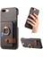 IPhone 7 Için Kılıf Artı/8 Artı Premium Dokulu Deri Kart Yuvaları Halka (Yurt Dışından) 1
