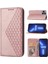 IPhone 12 Cüzdan Günlük Kullanım Için Flip Case El Kayışı Standı Eşkenar Dörtgen Şekli (Yurt Dışından) 1