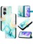 Huawei Nova 9 Için Kılıf Pu Deri Cüzdan Mermer Desen Kickstand (Yurt Dışından) 1