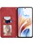 Oppo A2 5g Için Flip Case Deri Kılıf Darbeye Cüzdan Kapak Çevirin Basit (Yurt Dışından) 3