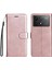 Xiaomi Poco F6 Pro Için Flip Case Kart Yuvası ile Deri Katı (Yurt Dışından) 4