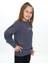 Kız Çocuk Yıkamalı Nakışlı Sweatshirt 3