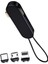 PM-25906 Siyah 3in1 (Type C- Lightning- Micro Usb) Manyetik Uç Taşınabilir Şarj Kablosu 4