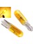 20 Adet Tarzı Sarı Blueredamberyellow Adet W2W T5 12V 1.2W Araba Halojen Lamba Gösterge Işıkları Pano Ampulü Oto Iç Işık Araba Styling (Yurt Dışından) 1