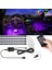 48Led Usb Uzaktan Kumandası Led Araba Ayak Işığı Usb Kablosuz Uzaktan Müzik Kontrollü Ortam Lambası Çoklu Modlar Otomotiv Iç Dekoratif Işıklar 12V (Yurt Dışından) 4