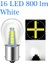 16 Led Beyaz Led P21W Ba15S Araba Işığı S Otomatik Araç Ters Dönüş Sinyali Ampul Lambası Drl Beyaz 6000K 12V 24V (Yurt Dışından) 1