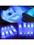 12V 4Led Araba Oto Iç Atmosfer Işıkları Zemin Dekorasyon Lambası Açık Mavi Araba Led Işıkları (Yurt Dışından) 1