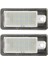 2 Adet Audi 18 Led Lisans Numarası Plaka Işık Lambası Audi A3 S3 A4 S4 B6 A6 S6 A8 S8 Q7 Araba Lambası (Yurt Dışından) 2