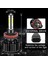 H7 Stili Kırmızı Kabuk 2 Adet H7 Led Ampuller 60W 8500Lm Araba Far Ampülleri H4 H7 H11 H Farlar 4-Yönlü Led Far Kiti Ampul 6500K (Yurt Dışından) 4