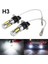 2 Adet H3 Süper Parlak Led Sis Sürüş Drl Ampul Kiti 6000K Beyaz 100W (Yurt Dışından) 3