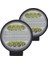 2 Adet 72W Sadece Beyaz Stil Nlpearl 4 '' Işık Barwork Işık 72W 126W Off-Road Traktörler Için Led Çalışma Işıkları Suv Kamyon Spot Led Işık Çubuğu Sis Lambası 12V 24V (Yurt Dışından) 1
