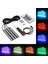 Ar Rgb Led Şerit Işık Araba Oto Dekoratif Esnek Renkli Led Şerit Atmosfer Lambası Kiti Uzaktan Kumandalı Sis Lambası (Yurt Dışından) 1