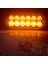 Sarı Işık 6 Led 12Led 36W Acil Uyarı Işığı Araba Oto Kamyon Motosiklet Için Yan Sinyal Işıkları Flaşör Işığı Parlak Lamba 6Ledled (Yurt Dışından) 5