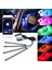 Usb Stili 24 Led Led Atmosfer Şerit Işığı Led Bar Araba Iç Arka Işık Ortam Ruh Hali Ayak Işığı Sesle Kontrol Edilen Çakmak (Yurt Dışından) 2