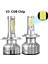 H7 Stili Cob Çip Infitary Mini Araba H7 H4 Led Farlar Lm 6500K H1 H3 H11 H13 Hb3 Hb4 Hb Buz Diyot Lambası Otomatik Sis Ampul (Yurt Dışından) 1