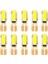 10 Parça Tarzı Sarı T10 W5W Led Araba Iç Işık Cob Marker Lambası 12V Ampul Kama Park Kubbe Işık Beyaz Oto Araba Oto Için (Yurt Dışından) 2