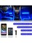 36 Usb Uzaktan Kumanda Led Rgb Araba Ortam Şeridi Iç Işık Çubuğu Atmosfer Dekoratif Lamba Müzik Uzaktan Kumanda Araba Dash Zemin Ayak Usb Dc 12 V (Yurt Dışından) 2