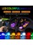 36 Usb Uzaktan Kumanda Led Rgb Araba Ortam Şeridi Iç Işık Çubuğu Atmosfer Dekoratif Lamba Müzik Uzaktan Kumanda Araba Dash Zemin Ayak Usb Dc 12 V (Yurt Dışından) 3
