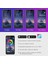 48Led Uygulama Usb Luyoo Neon Led Araba Iç Ortam Ayak Işığı, Usb Kablosuz Uzaktan Müzik Uygulaması Kontrolü İle Otomatik Rgb Atmosfer Dekoratif Lambalar (Yurt Dışından) 5