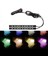 Kırmızı Araba 9 Led Zemin Ayakları Atmosfer Lambası Dekorasyon Lambası Peugeot Için (Yurt Dışından) 4