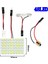 48Led Beyaz Smd Led Oto Kubbe Panel Işık Araba Iç Okuma Lambası T10 W5W Ba9S C5W Festoon 3 Adaptör Tabanlı Tavan Ampul (Yurt Dışından) 1