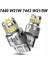 W21W 7440 7443 Baw Led T15 W16W P27W W21W Led Ampul Bay15D P Led Oto Sinyal Lambası Fren Ters Araba Işık (Yurt Dışından) 1