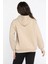 Kadın Taşlı Kapüşonlu Şardonlu Sweatshirt 3