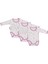 Çocuk Body 3'Lü Çıtçıtlı Uzun Kollu - 2 - 3 - 4 Yaş - Pembe 1
