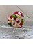 El Yapımı Köpük Üzeri Keçe Kalp Şeklinde Yılbaşı Süsü / Dekoratif Süs - 9 x 10 cm 3
