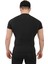 Erkek Siyah Kısa Kollu Compression Fitness Gym Body Tshirt DMNS56321 2