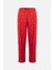 Kadın Soft Touch Kırmızı Puanlı Desenli Gömlek Yaka Uzun Kollu Pijama Takımı 3