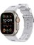 Apple Watch Ultra Ultra 2 49MM Krd-92 Metal Tokalı Silikon Kordon 1