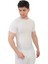 Beyaz Kısa Kollu Compression Body T-Shirt Fitness Body Gym Body Tshirt 5