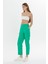 Beli Lastikli Double Paça Yeşil Pantolon 2