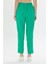 Beli Lastikli Double Paça Yeşil Pantolon 4