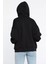 Kapüşonlu Kanguru Cepli Şardonlu Kadın Sweatshirt 3