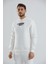 Baskılı Içi Polarlı Unisex Bisiklet Yaka Sweatshirt 2