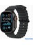 Haino Teko Watch Ultra 2 Amoled Ekran Waterproof 3 Kordonlu Akıllı Saat Titanyum Siyah 2