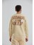 Baskılı Içi Polarlı Unisex Bisiklet Yaka Sweatshirt 4