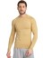 Erkek Uzun Kollu Gold Bej Likralı Fit Compression Spor Body Tshirt DMN1453884353 3