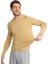 Erkek Uzun Kollu Gold Bej Likralı Fit Compression Spor Body Tshirt DMN1453884353 4