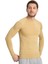 Erkek Uzun Kollu Gold Bej Likralı Fit Compression Spor Body Tshirt DMN1453884353 5