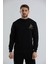 Baskılı Relax Fit Bisiklet Yaka Unisex Sweatshirt 2